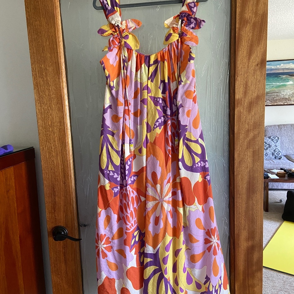 FARM Rio Lee Floral Maxi Dress